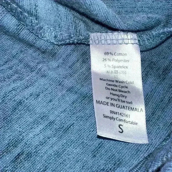 Lularoe Dress for Women Size S Blue & Orange / High Low Design/ Short Sleeve - Picture 11 of 12